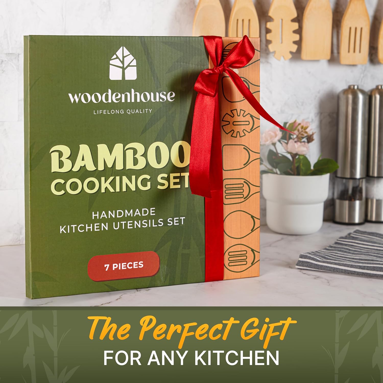 Bamboo Cooking Utensil Set - Image 7