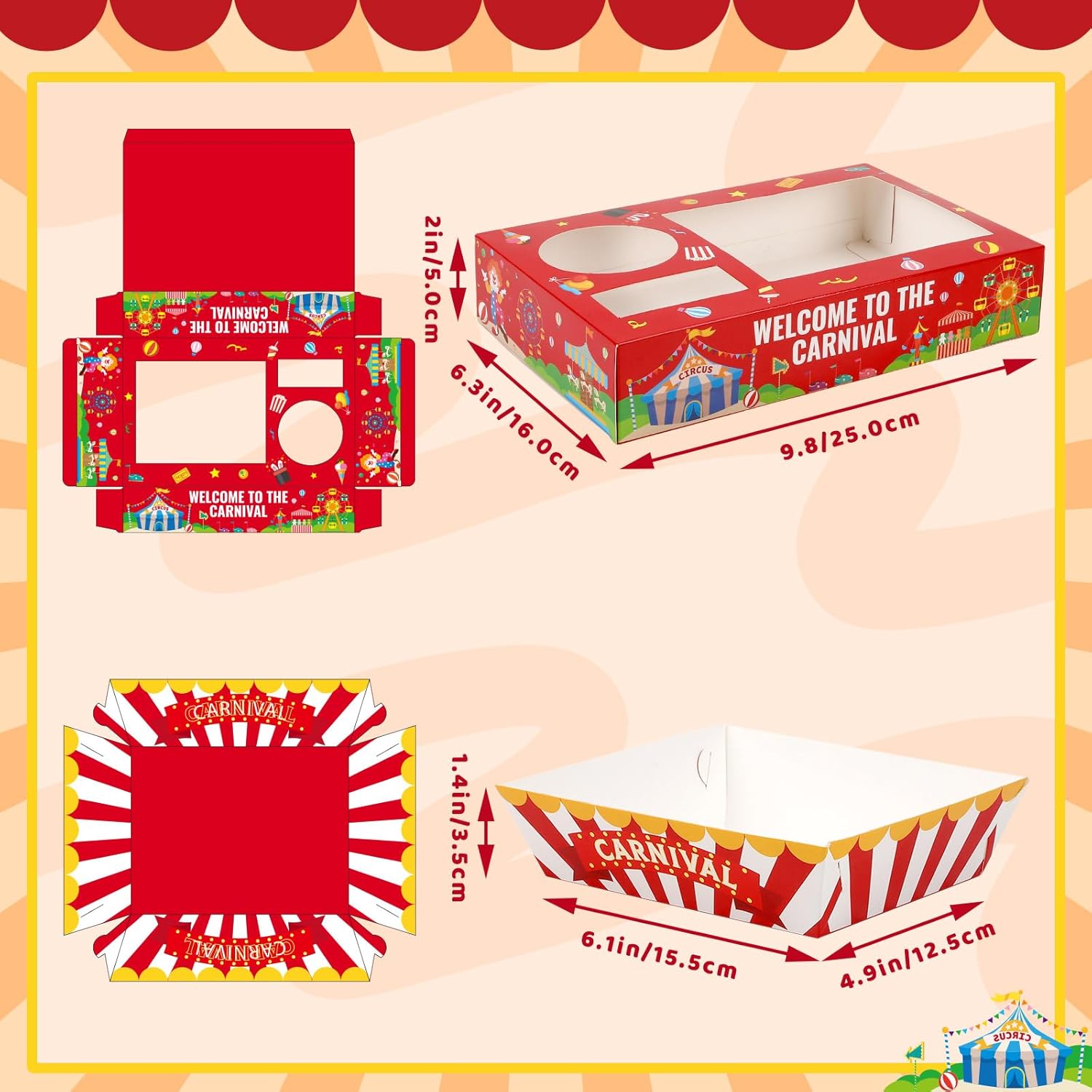Carnival Movie Night Snack Boxes - Image 3