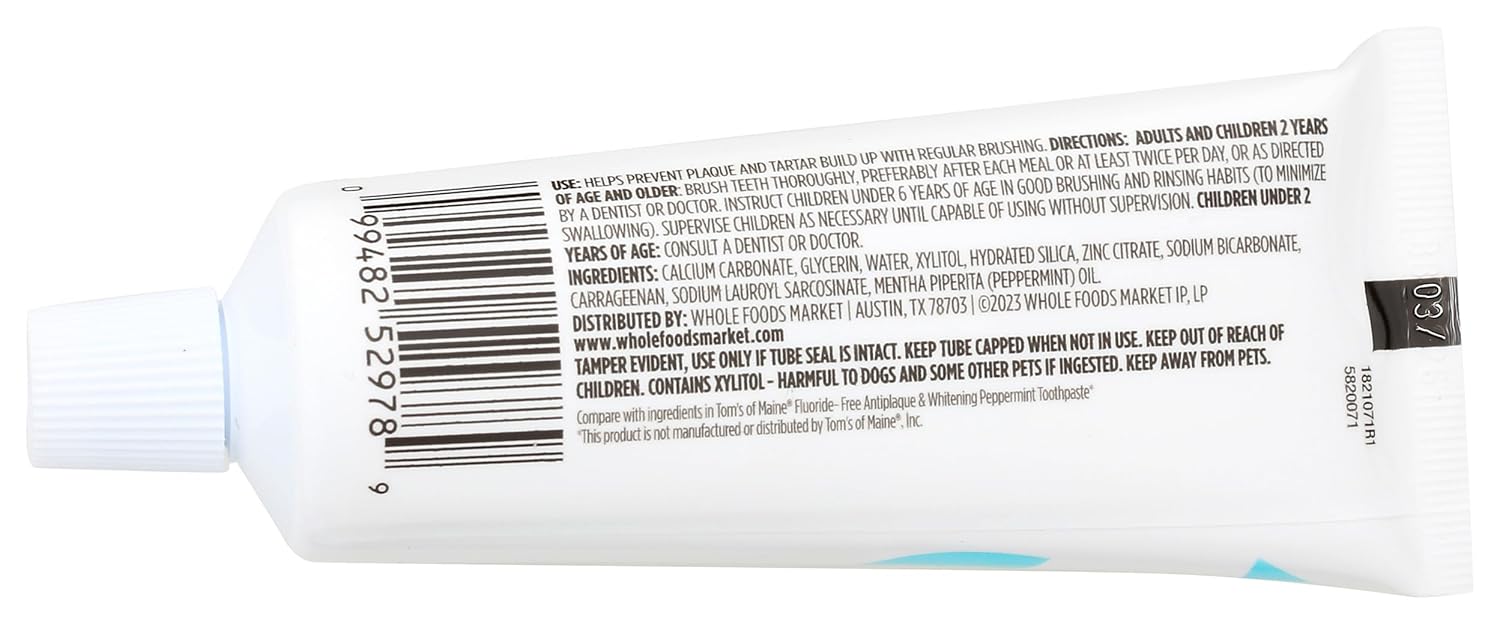 365 Fluoride Free Travel Toothpaste - Image 3
