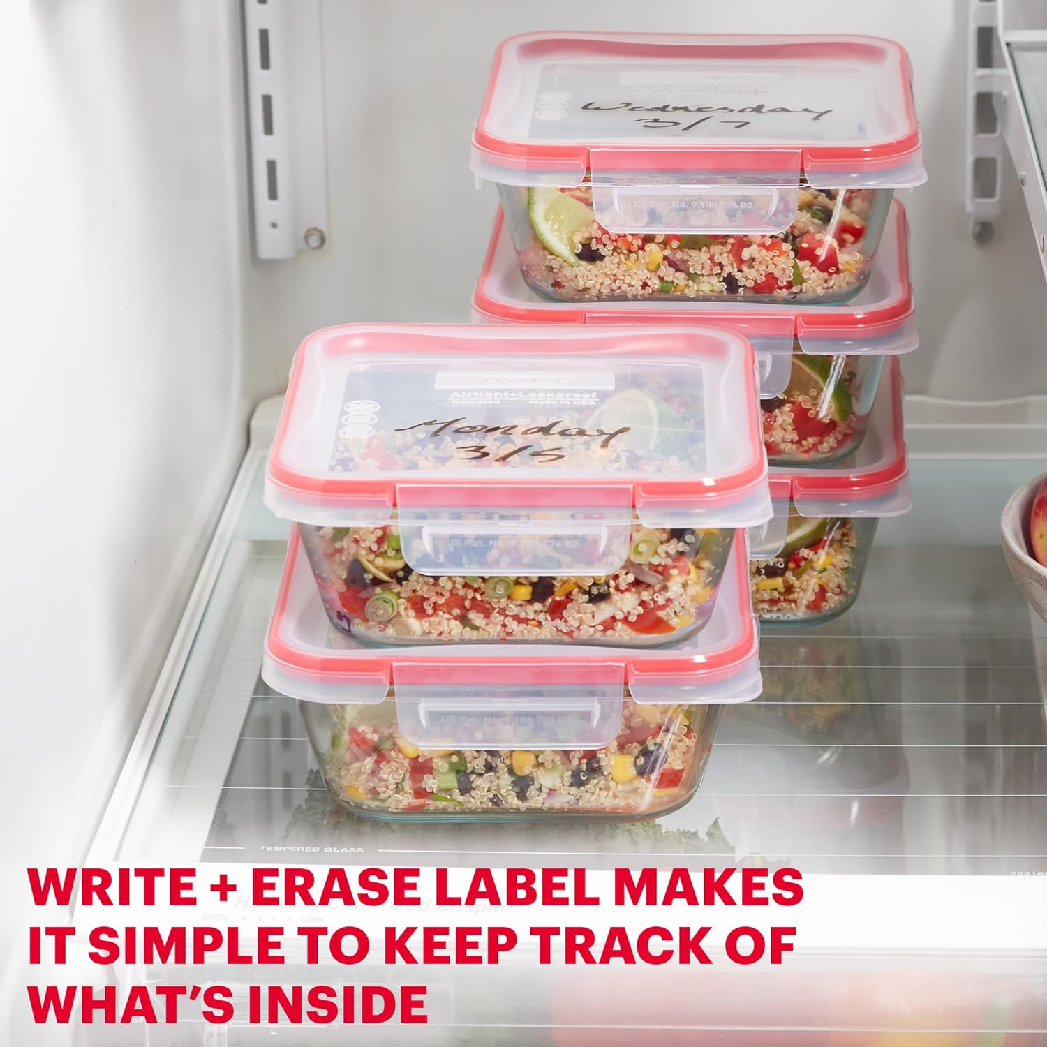 Pyrex Freshlock Glass Food Storage Containers Set - Image 5