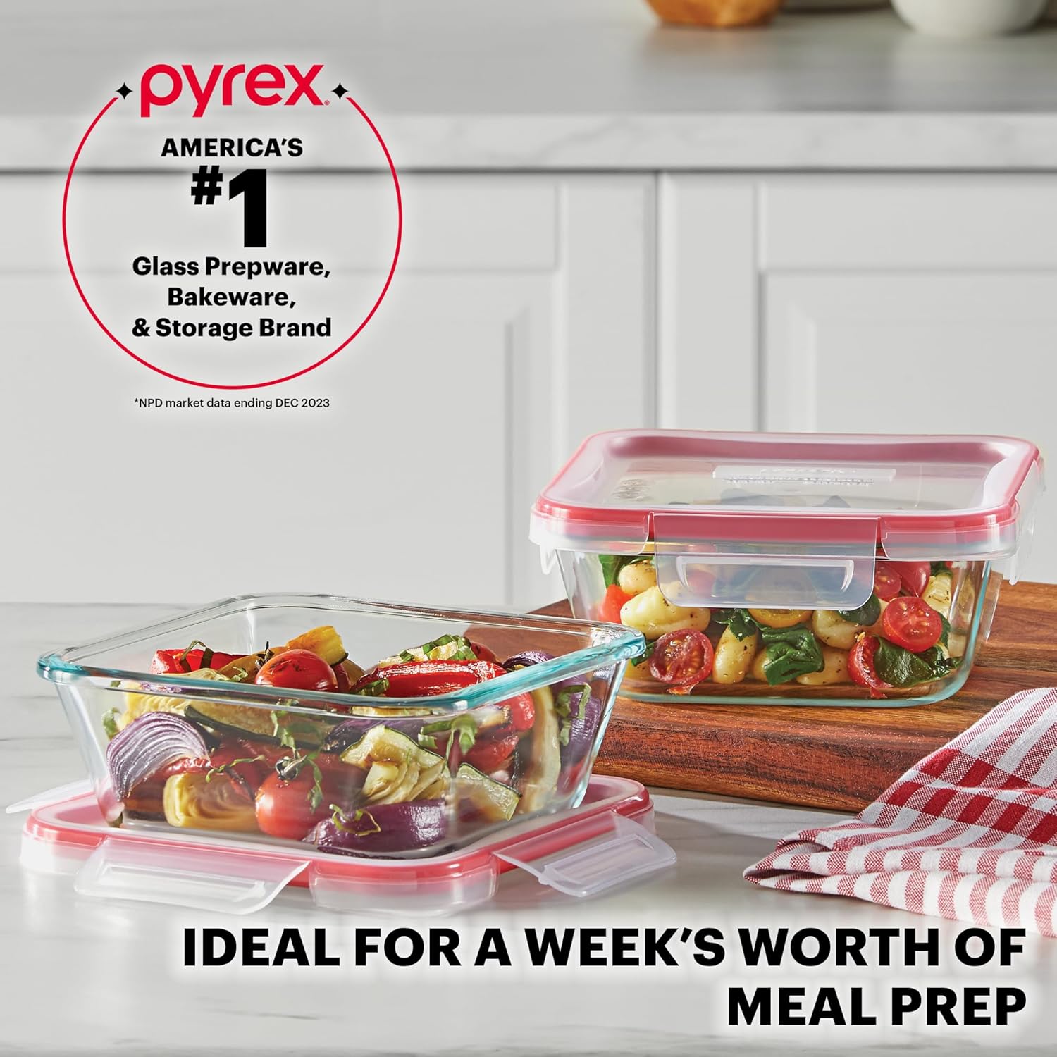 Pyrex Freshlock Glass Food Storage Containers Set - Image 6
