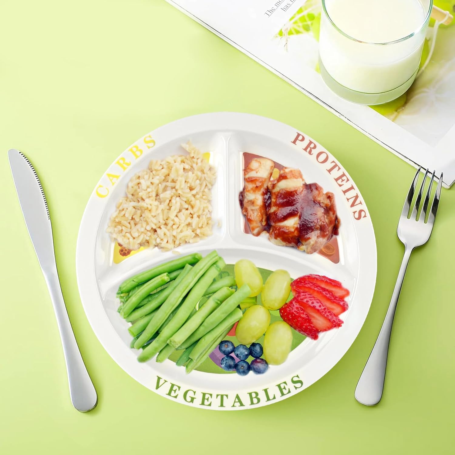 Portion Control Plate for Healthy Nutrition - Image 5