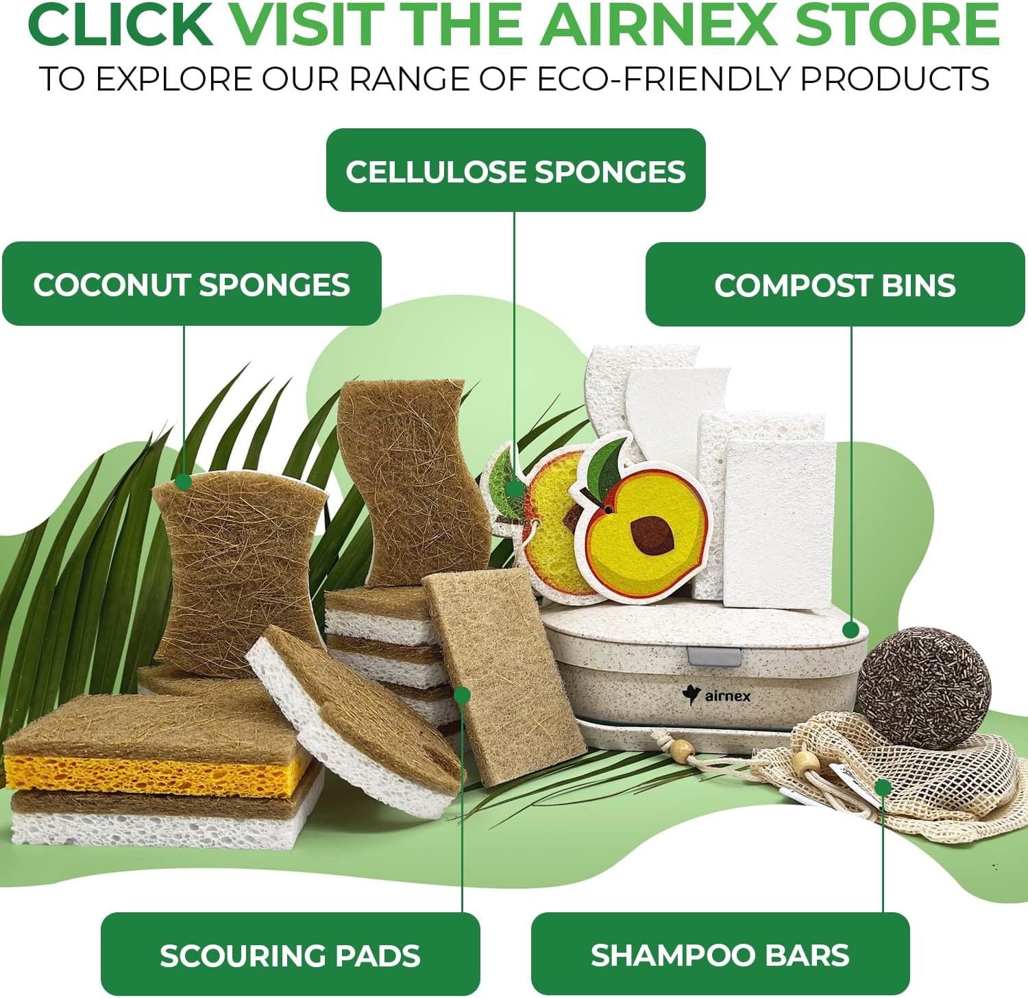 Eco Friendly Compostable Kitchen Sponges - Image 7