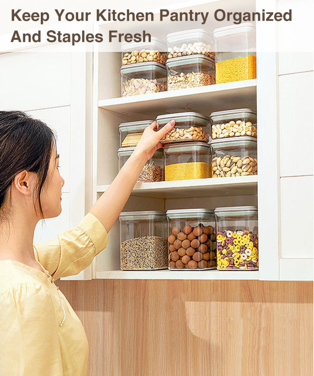 Airtight Food Storage Container Set with Lids - Image 4