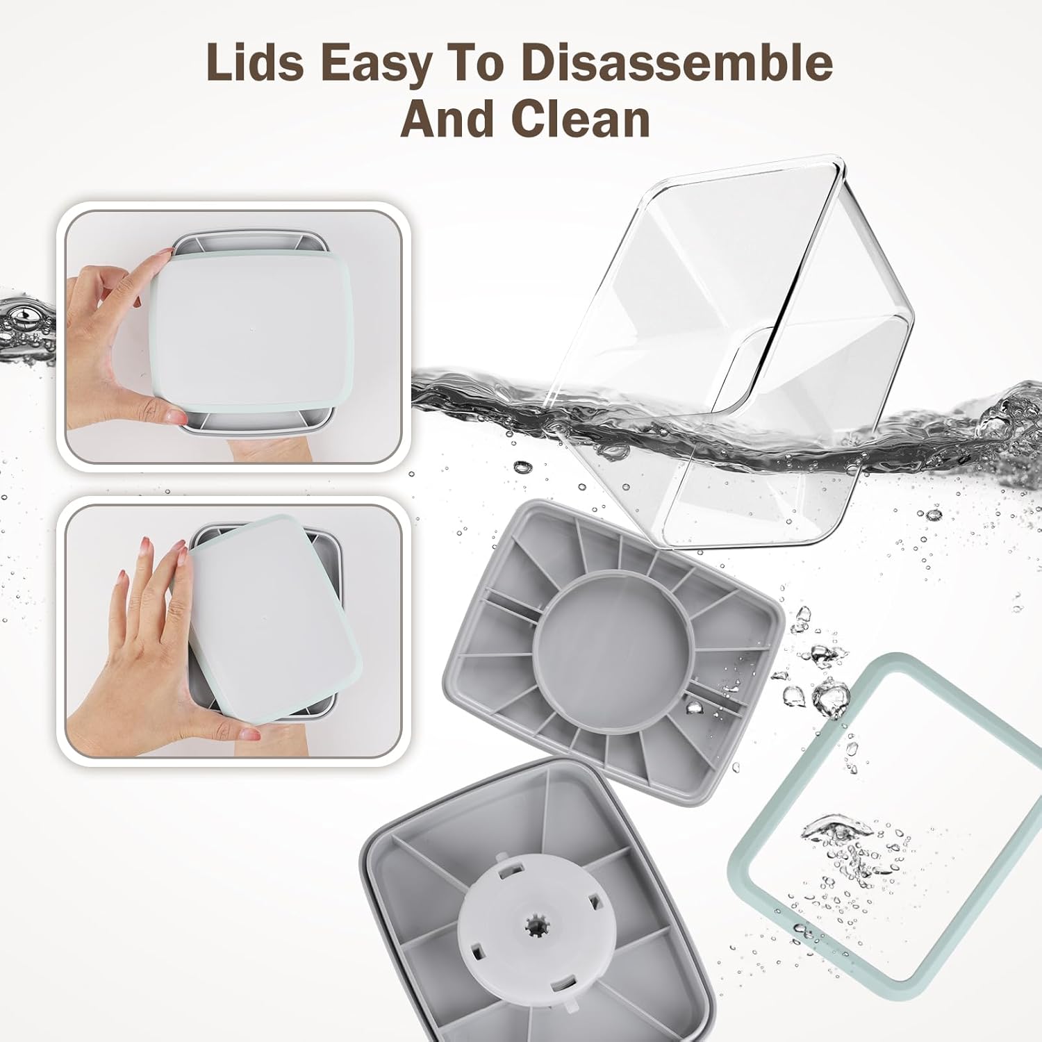 Airtight Food Storage Container Set with Lids - Image 7