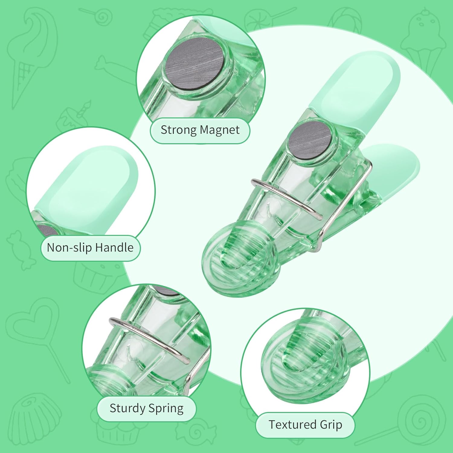 Magnetic Food Bag Clips - Image 3