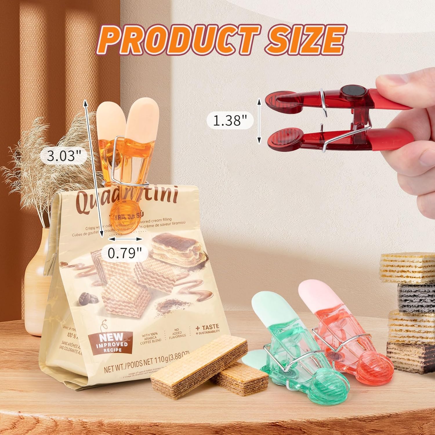Magnetic Food Bag Clips - Image 6