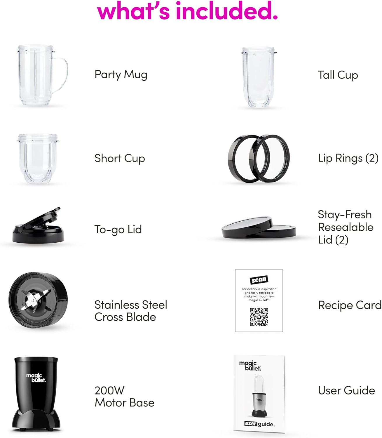 Magic Bullet Blender 11 Piece Set - Image 11