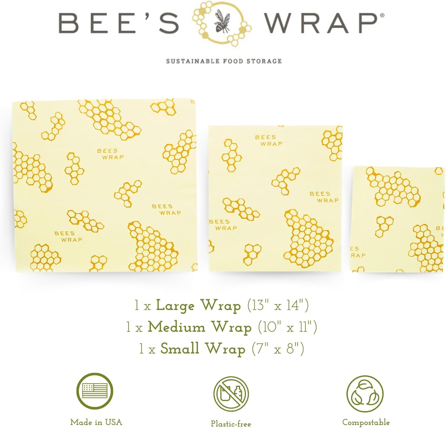Bee's Wrap Beeswax Wraps for Food - Image 3