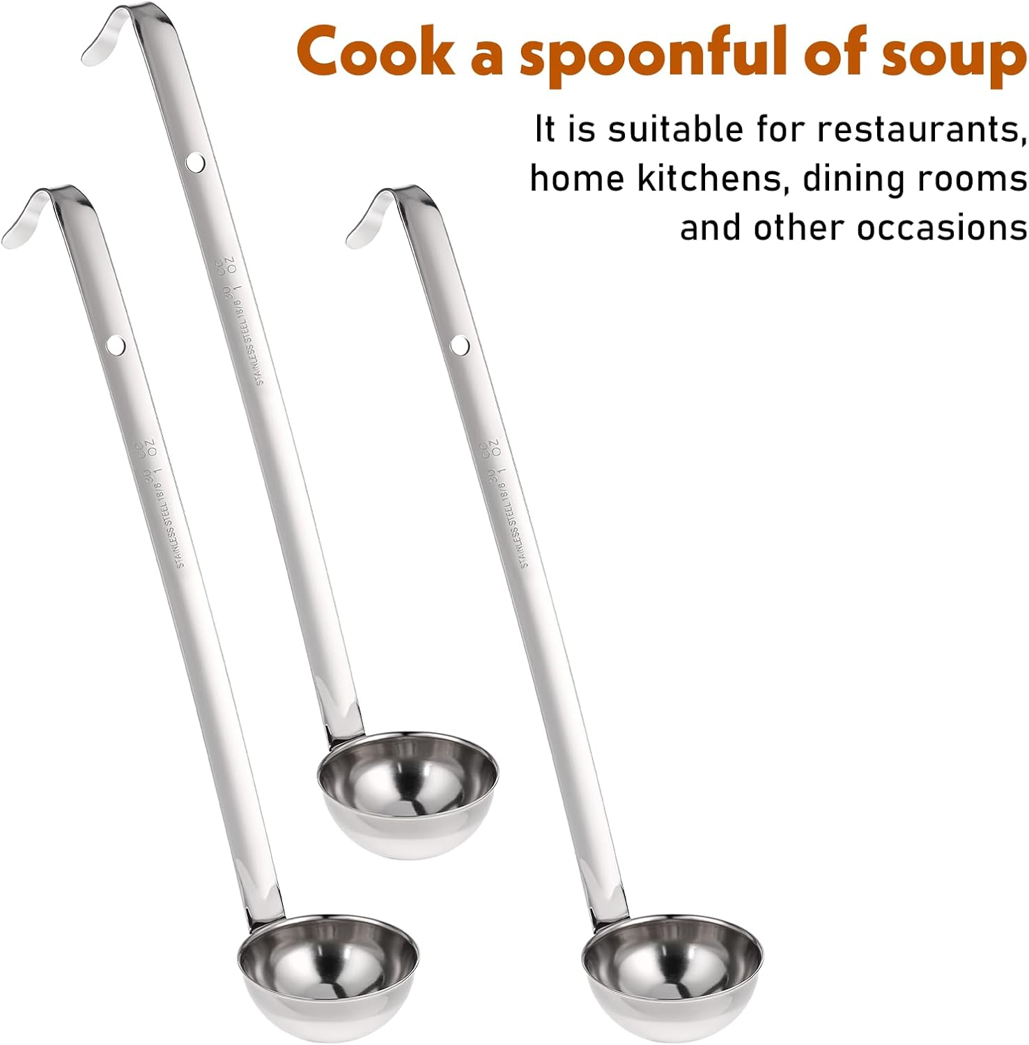 Stainless Steel Soup Ladle - Image 6