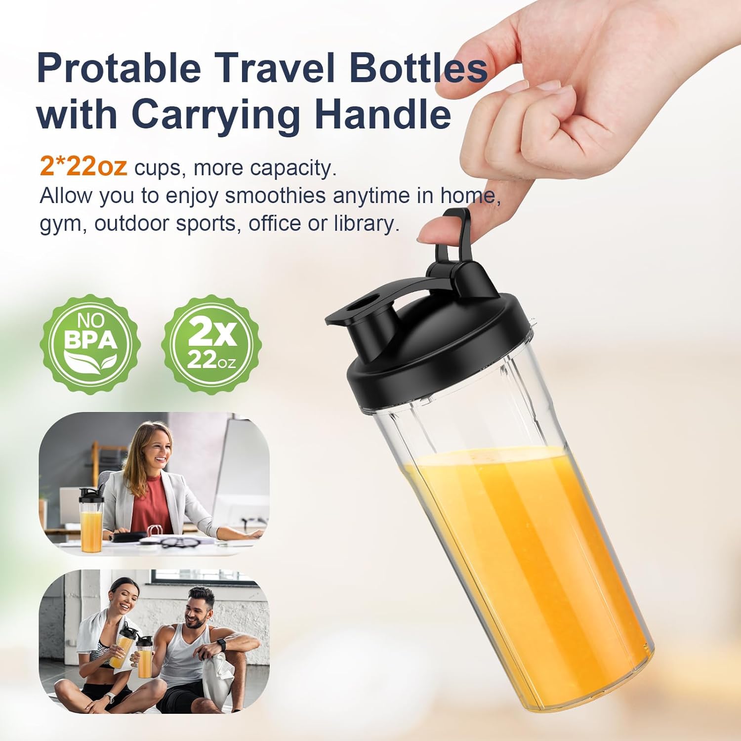 KOIOS 900W Personal Smoothie Blender - Image 5