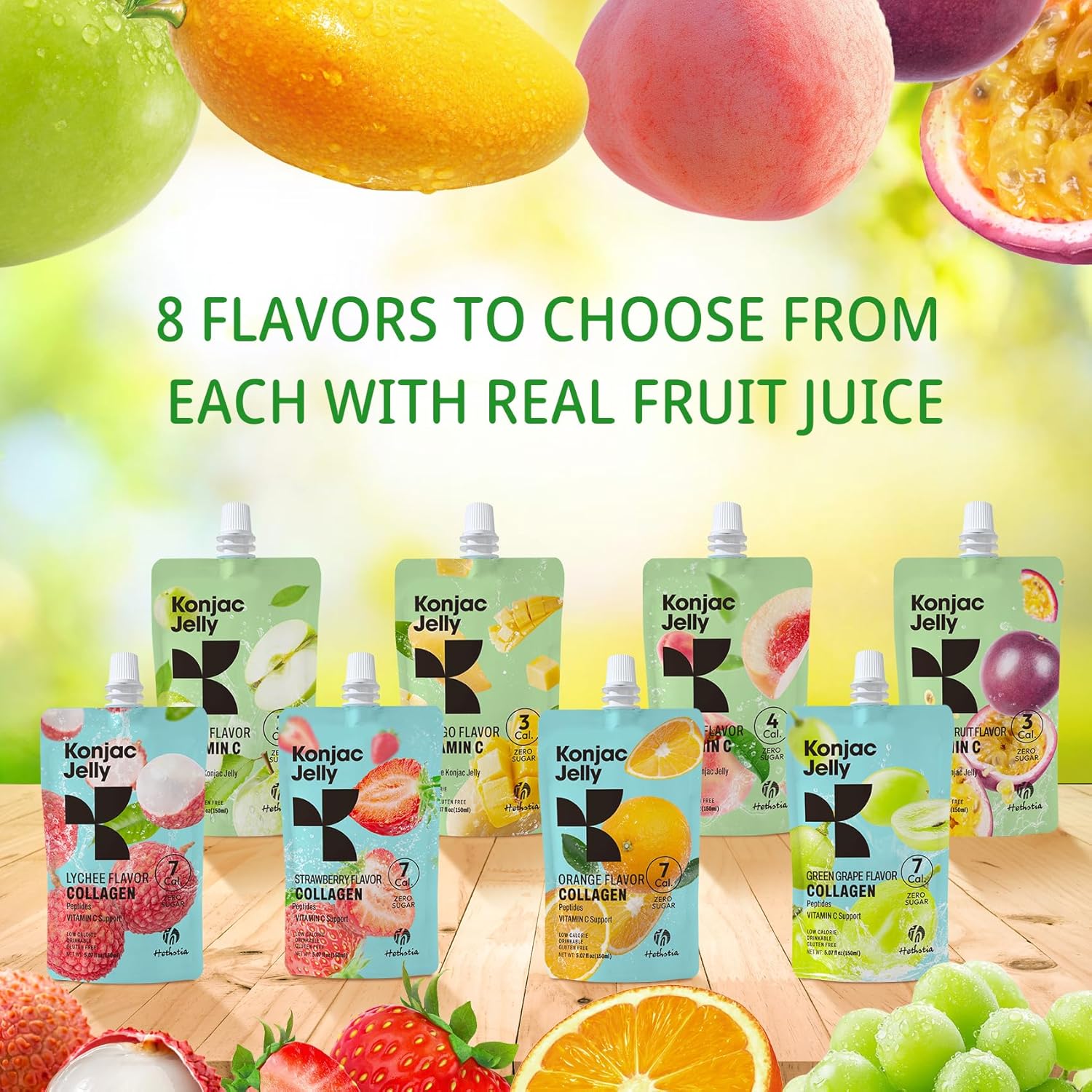 Konjac Jelly Lychee Flavor Low Calorie Healthy Snack - Image 8