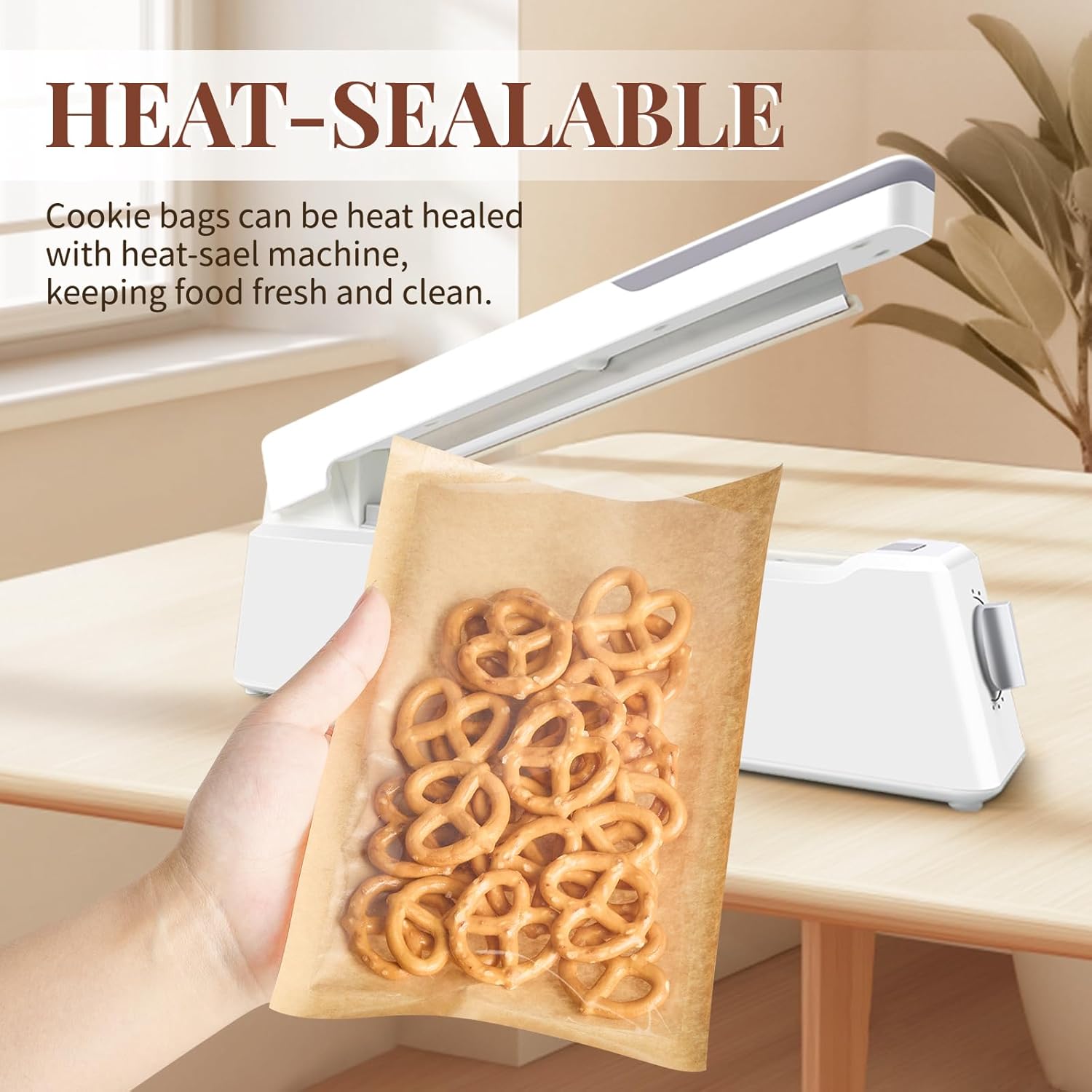 Heat-Sealable Cookie Bags with Window - Image 4