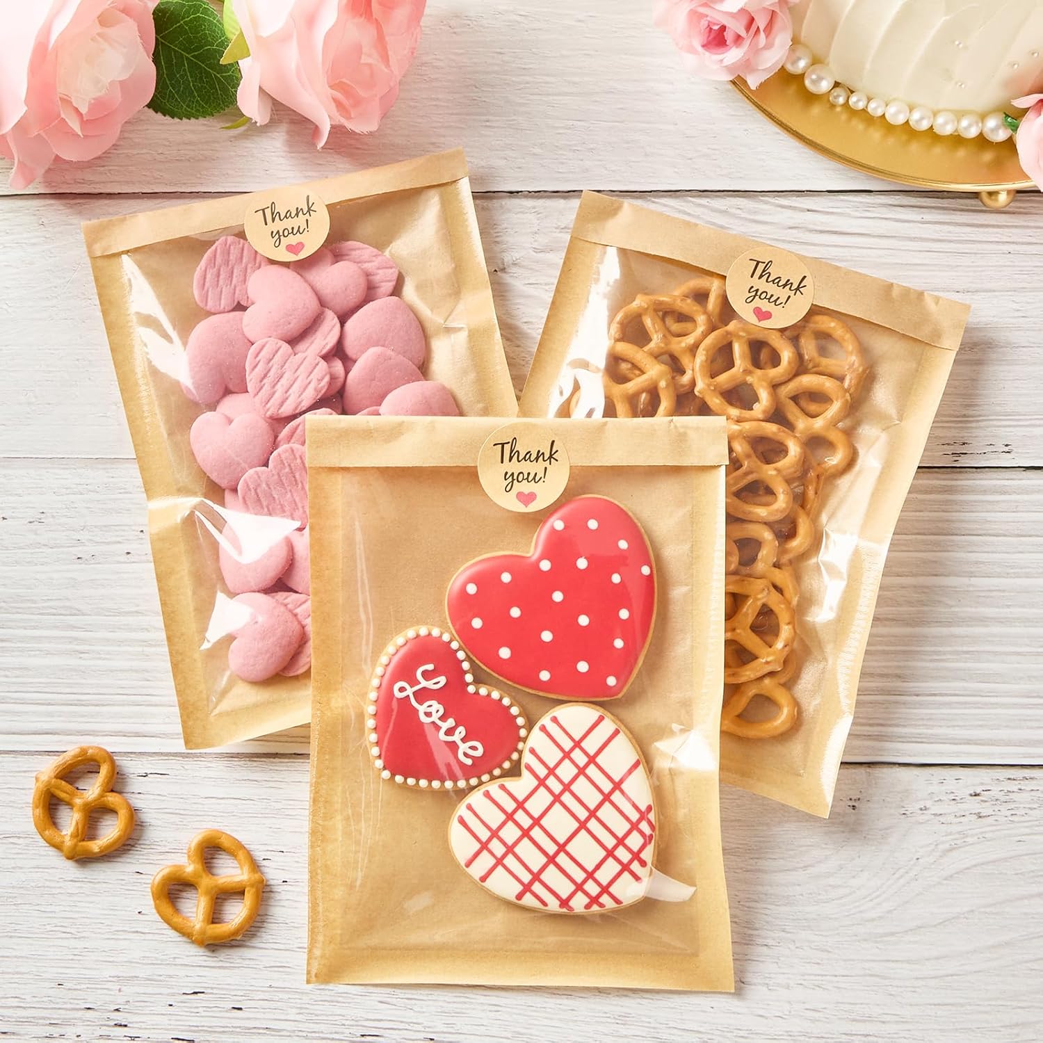 Heat-Sealable Cookie Bags with Window - Image 7