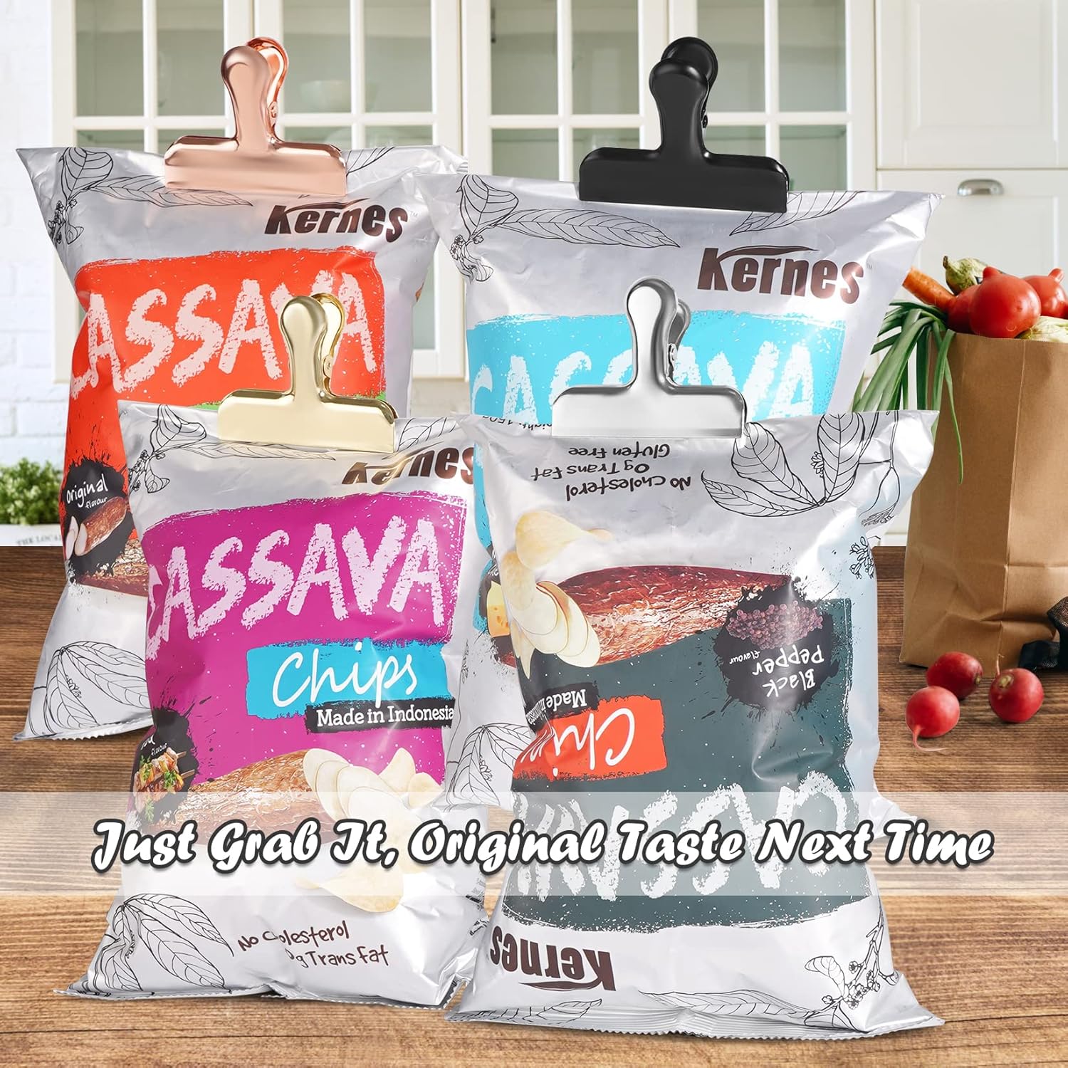 Silver Chip Clips for Food Packages - Image 6