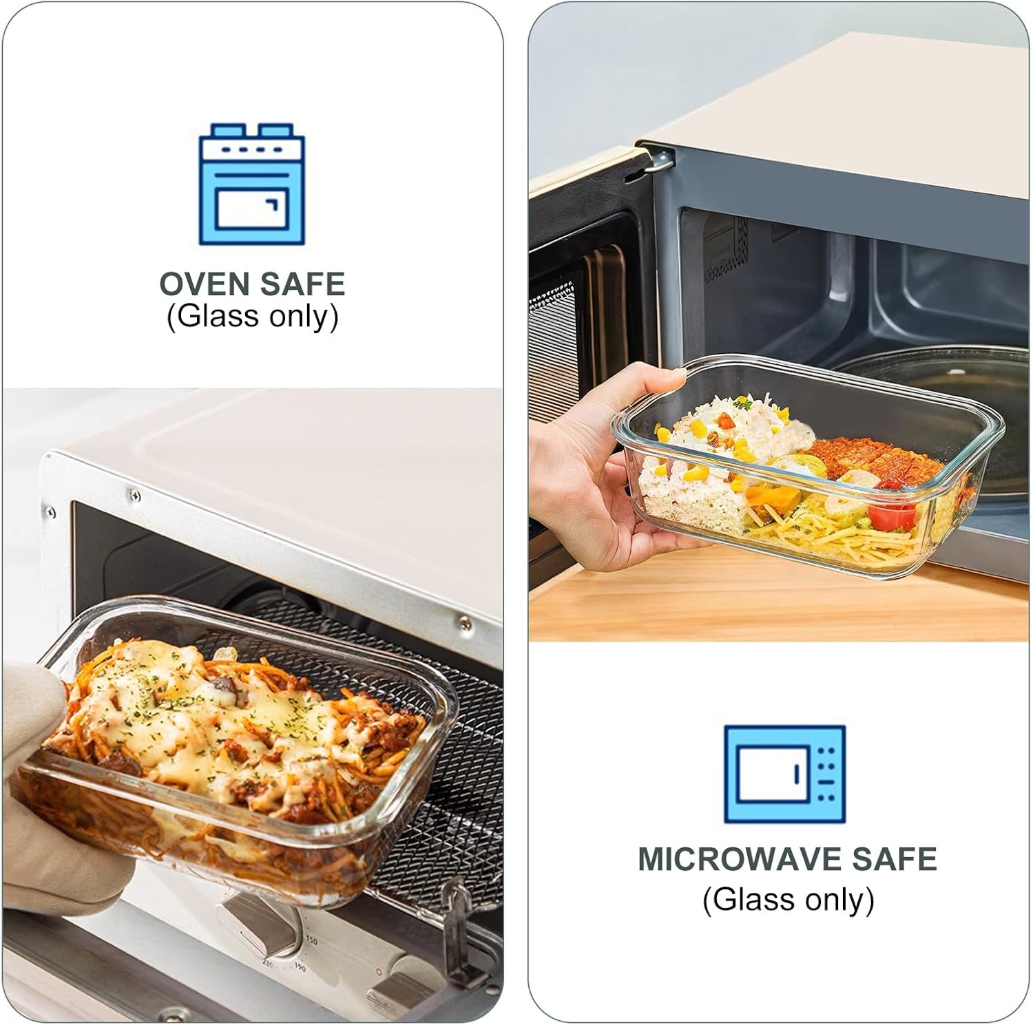 Glass Food Storage Containers with Lids - Image 4