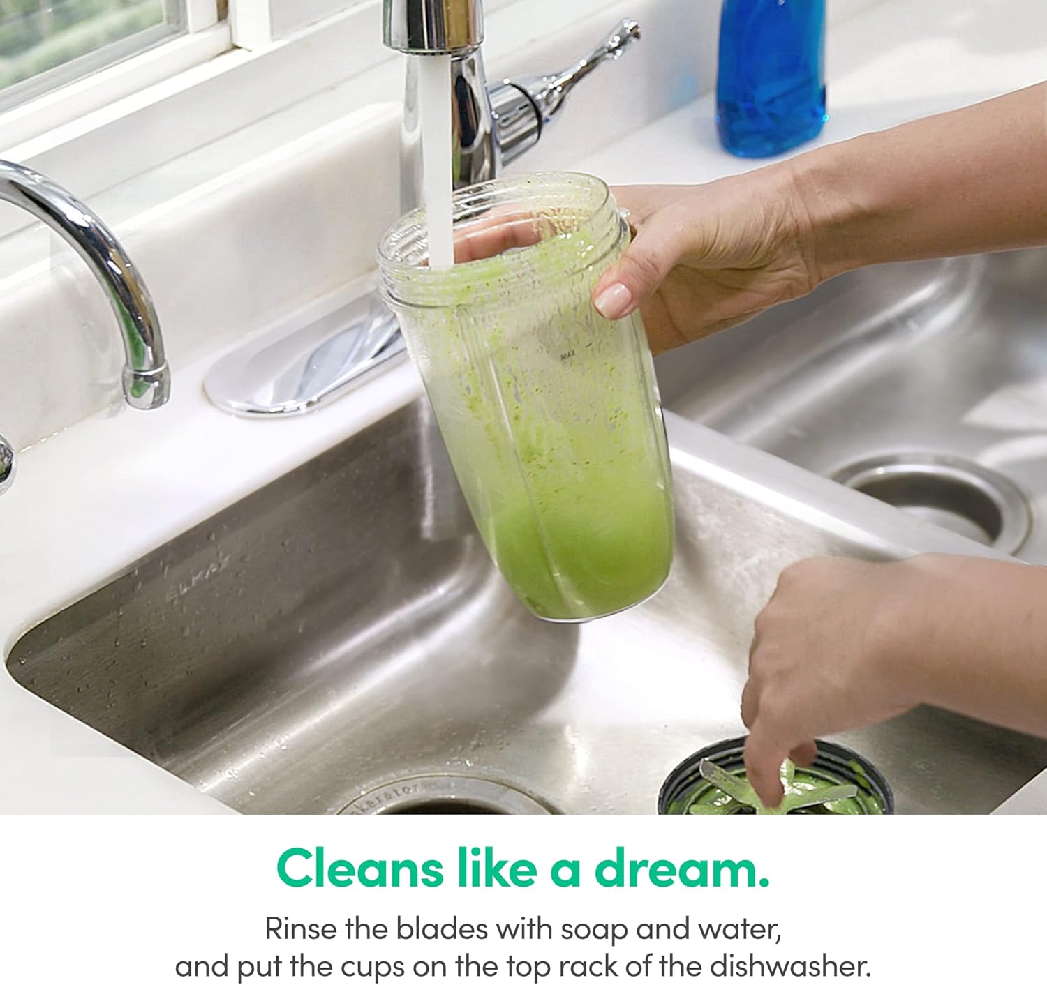 Nutribullet Personal Blender 24oz 600W Gray NBR-0601WM - Image 9