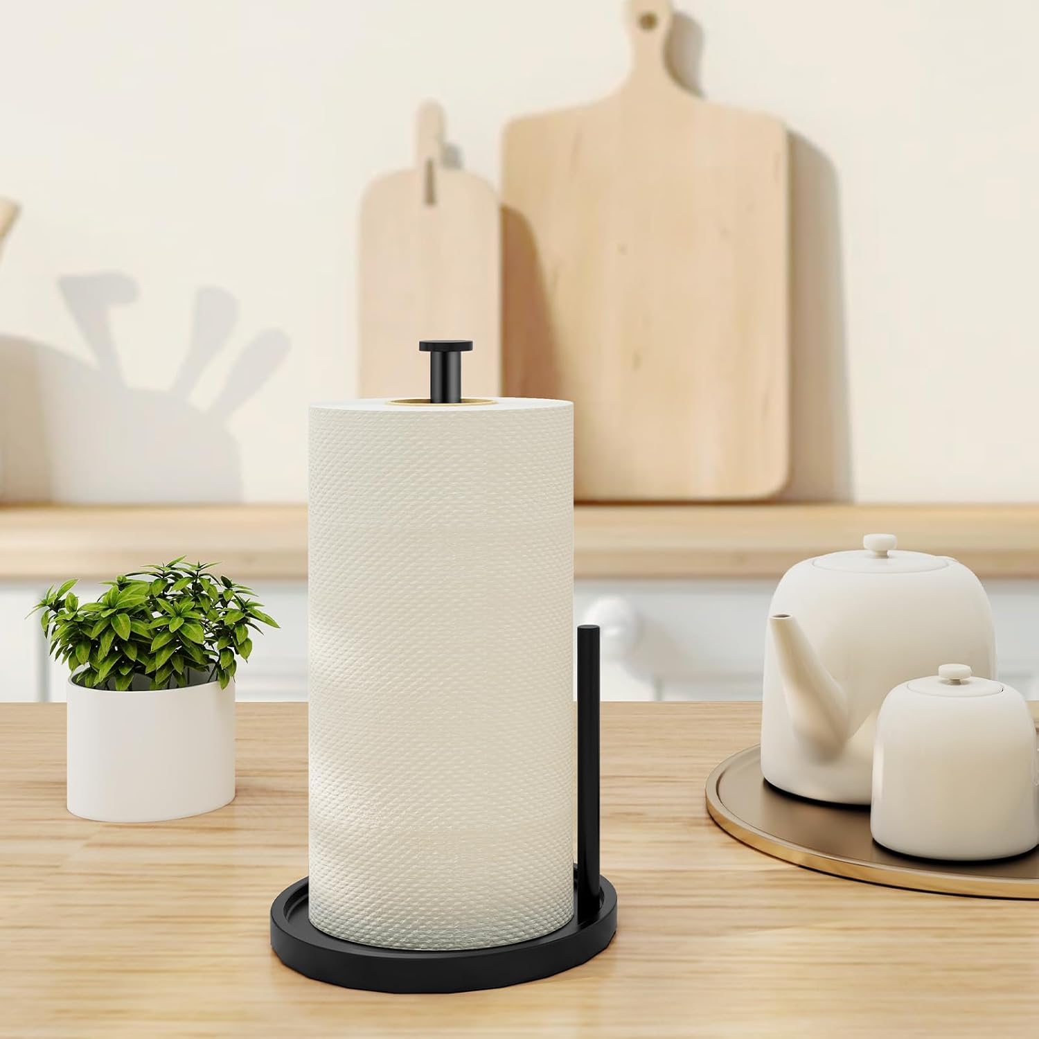 Stainless Steel Paper Towel Holder for Kitchen Countertop - Image 9