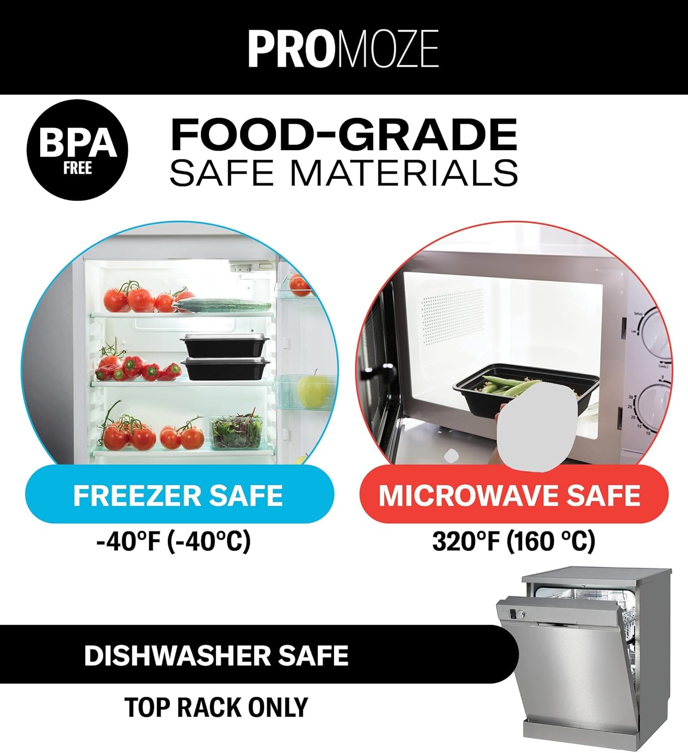 Reusable Meal Prep Containers with Lids - Image 6