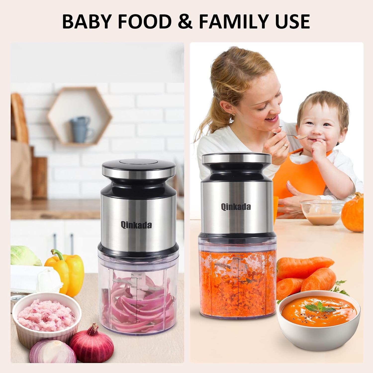 Electric Mini Food Processor Grinder - Image 4