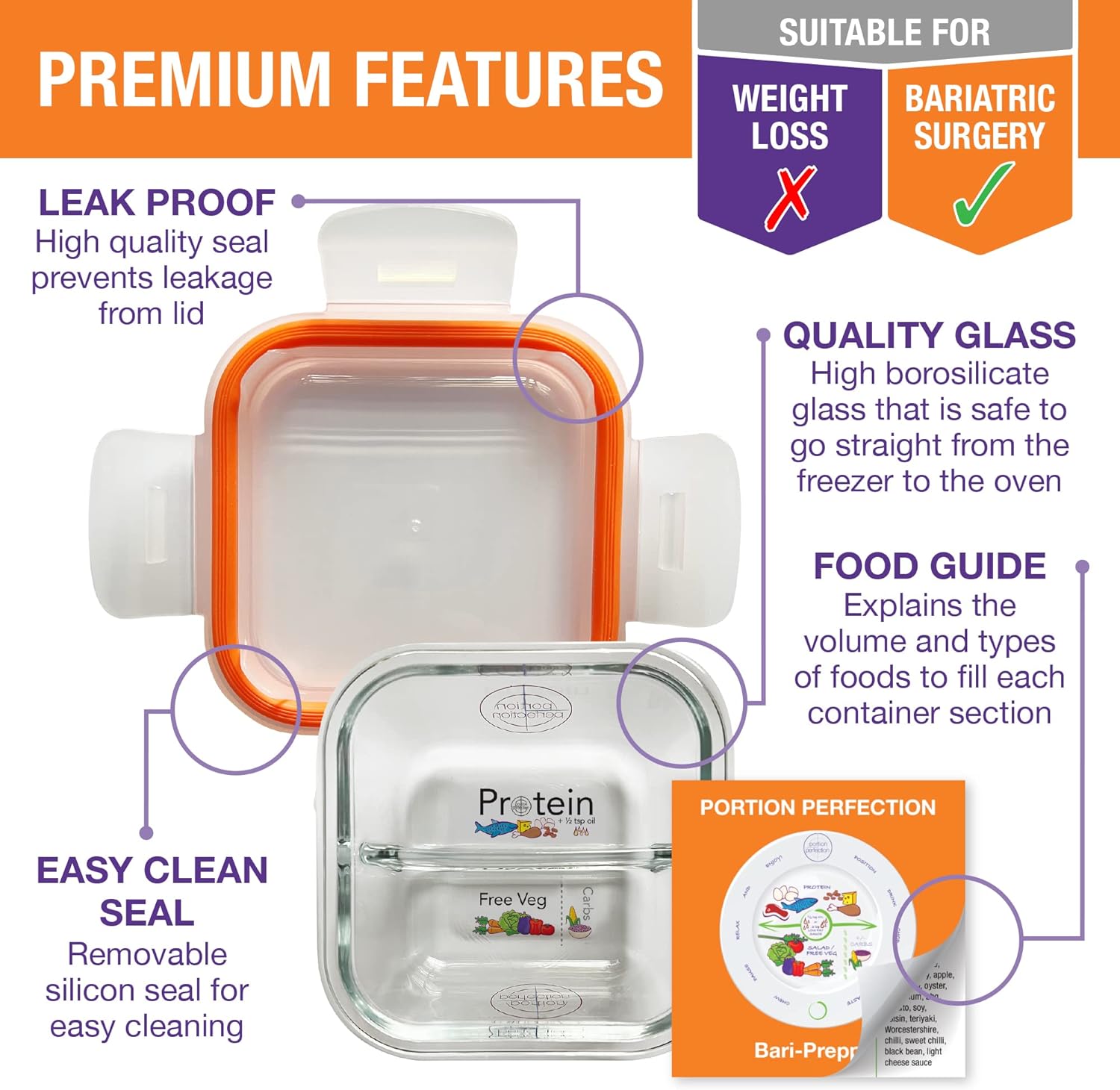 Bariatric Meal Prep Containers - Image 4