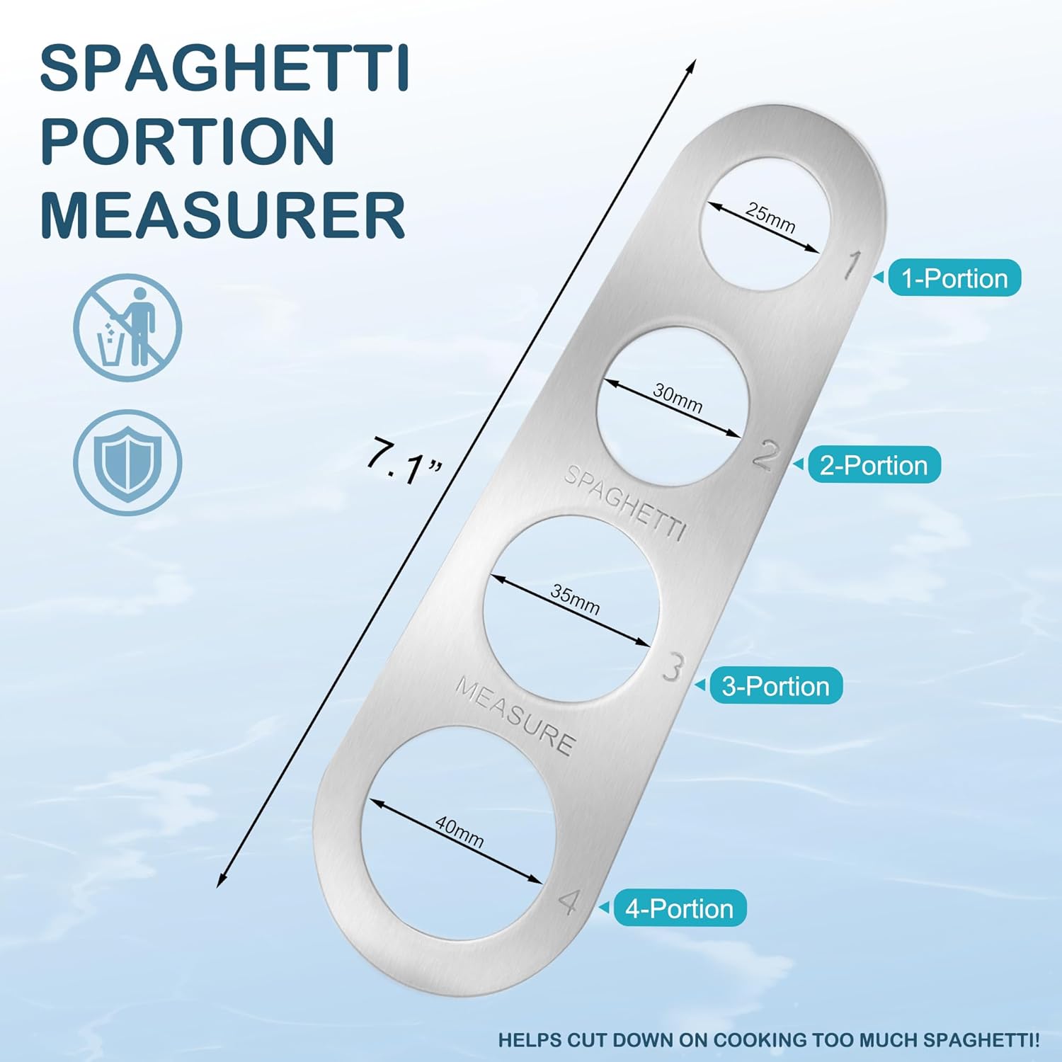 Stainless Steel Spaghetti Measure Tool - Image 4