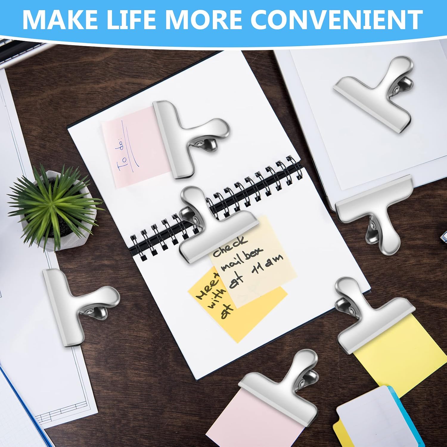 Stainless Steel Chip Clips - Image 5