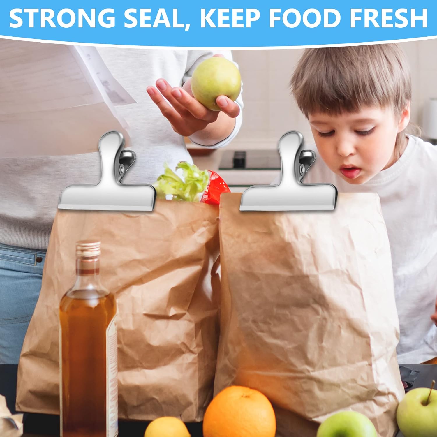 Stainless Steel Chip Clips - Image 6