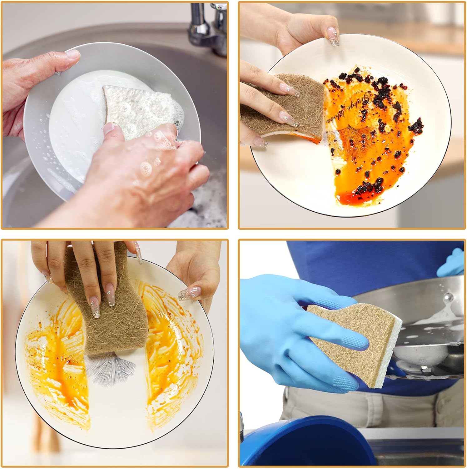 Eco-Friendly Compostable Kitchen Sponge - Image 4