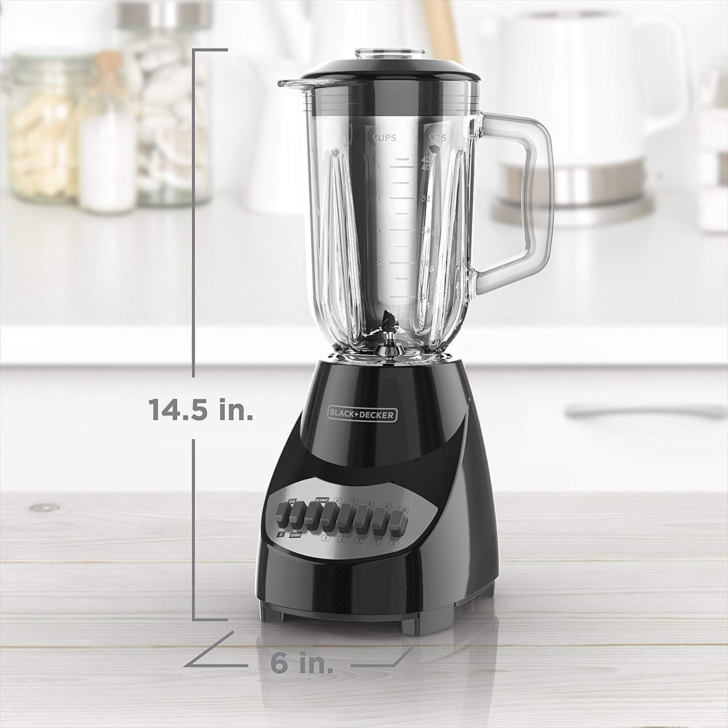 BLACK+DECKER 10-Speed Countertop Blender - Image 4