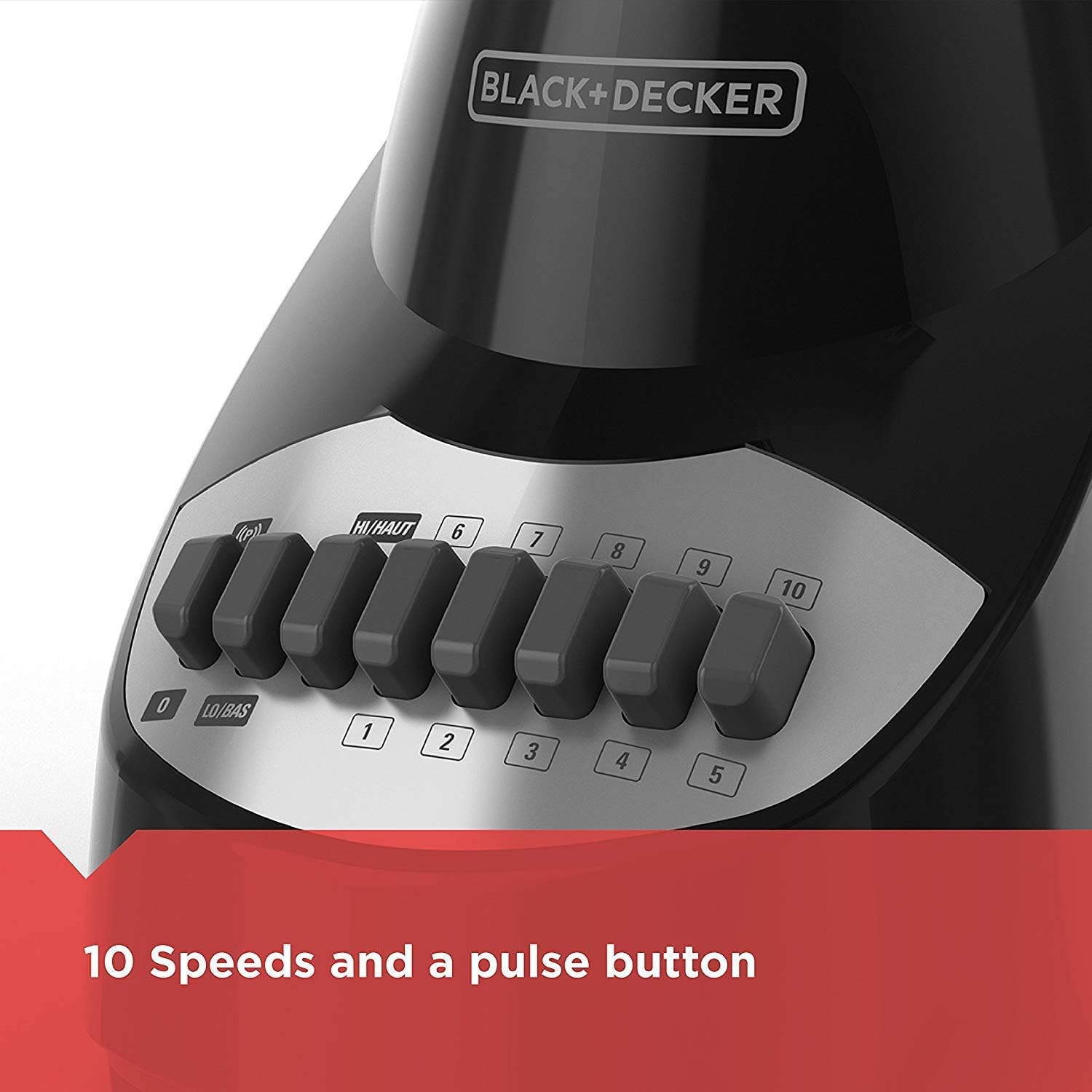 BLACK+DECKER 10-Speed Countertop Blender - Image 5