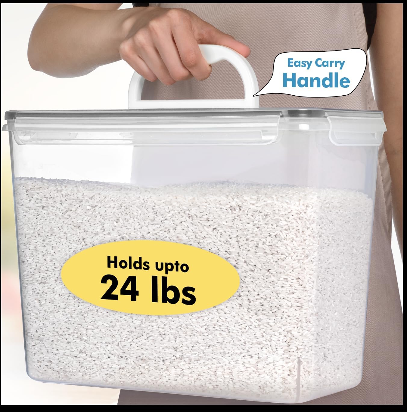 Shazo 2 PC Extra Large Food Storage Containers - Image 3