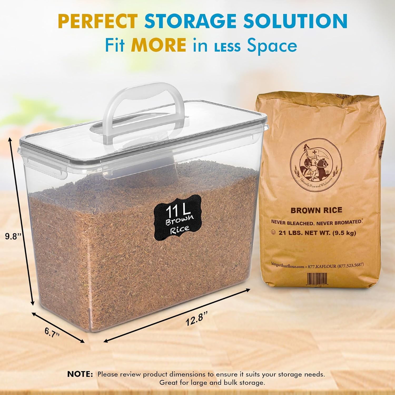 Shazo 2 PC Extra Large Food Storage Containers - Image 4