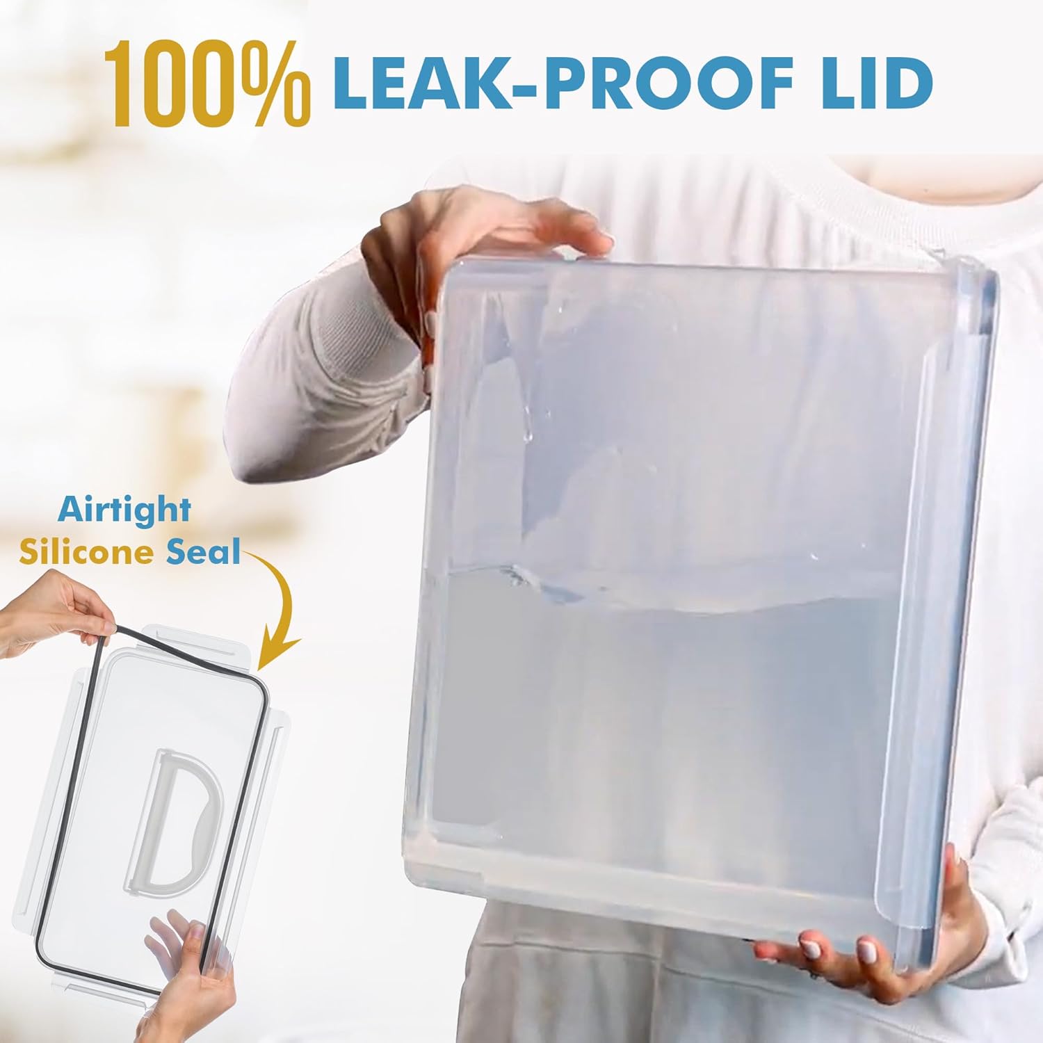 Shazo 2 PC Extra Large Food Storage Containers - Image 5