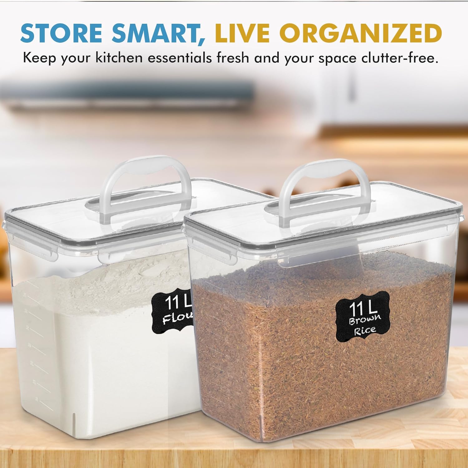 Shazo 2 PC Extra Large Food Storage Containers - Image 10