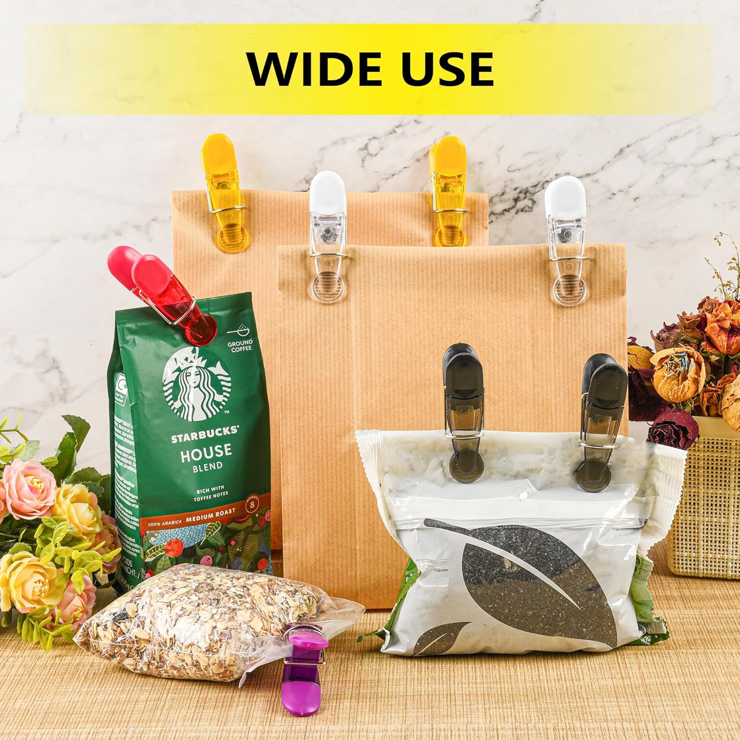 Magnetic Food Bag Clips for Air Tight Storage - Image 5