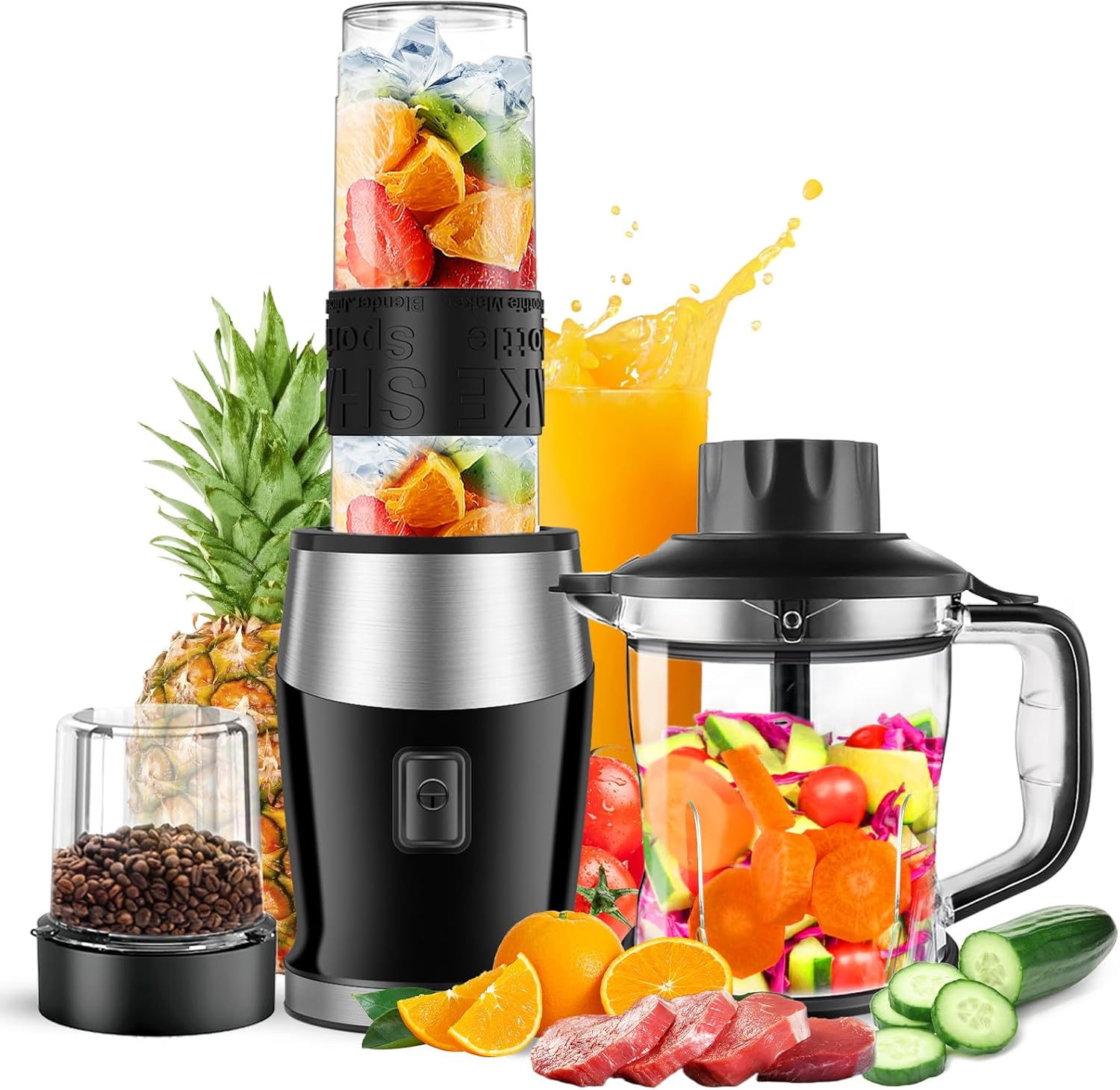 700W Electric Blender with Mixer Grinder/Blender/Chopper - Image 2