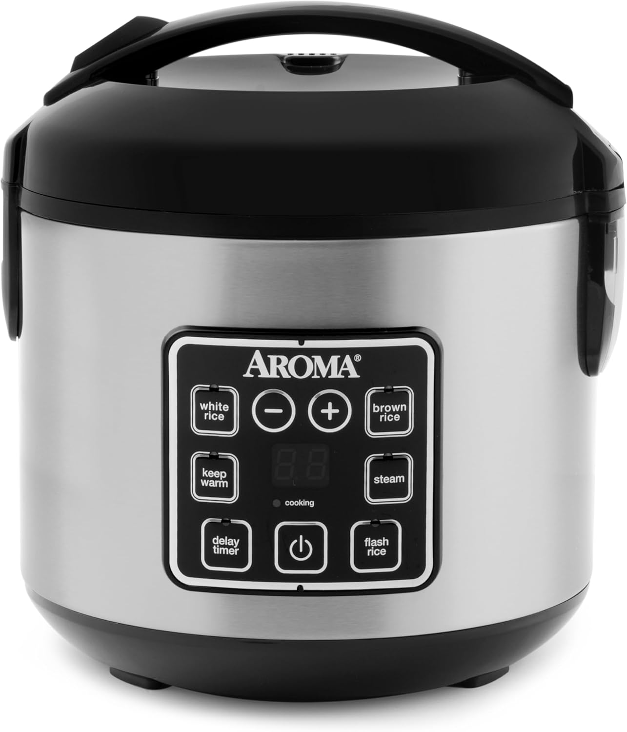 AROMA 4-Cup Digital Rice Cooker and Steamer - Image 2