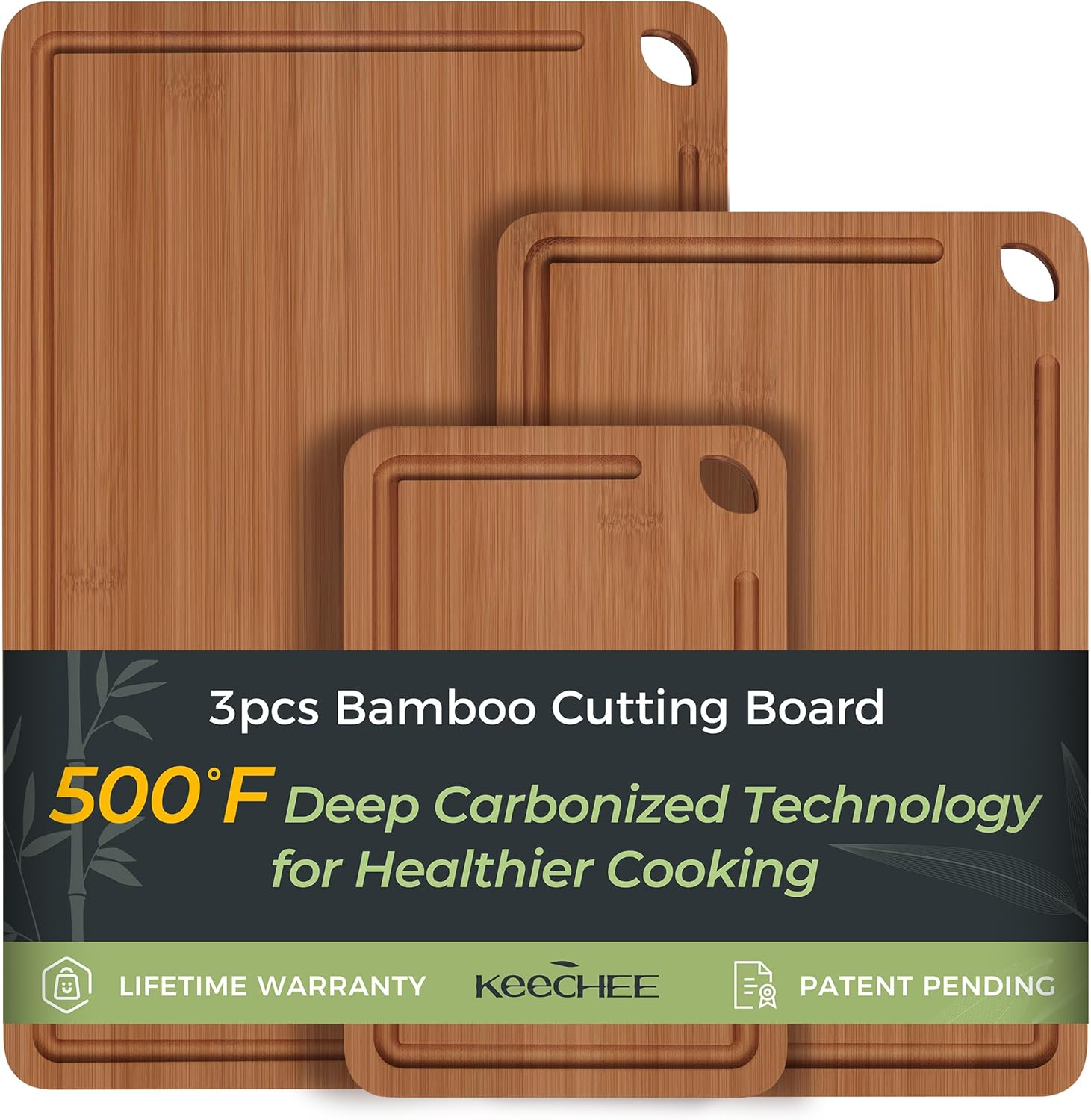 Bamboo Cutting Board for Kitchen - Image 2