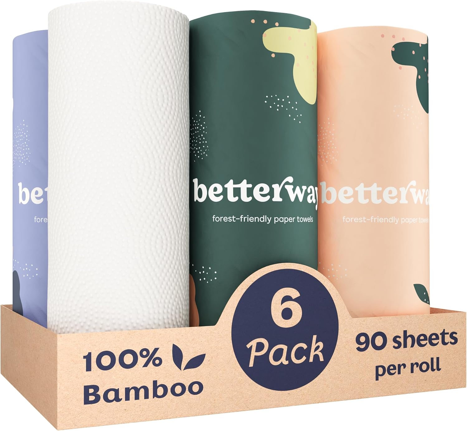 Bamboo Paper Towels 6 Rolls - Image 2