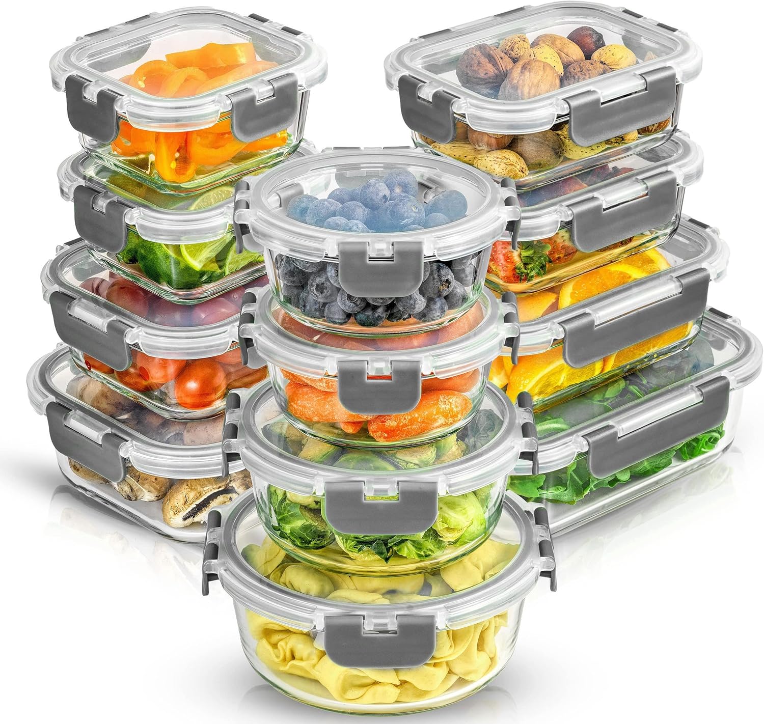 Borosilicate Glass Storage Containers with Lids - Image 2