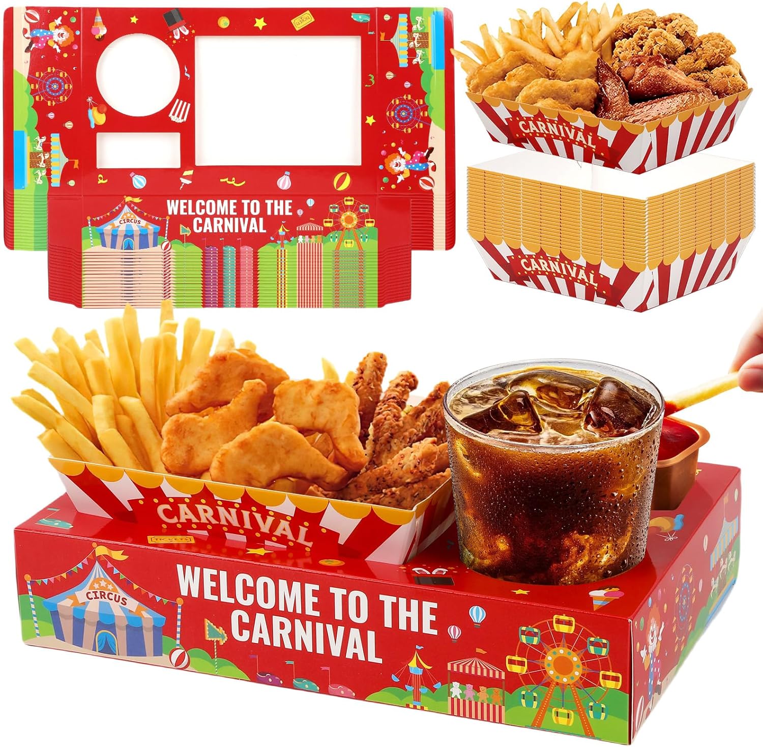 Carnival Movie Night Snack Boxes - Image 2