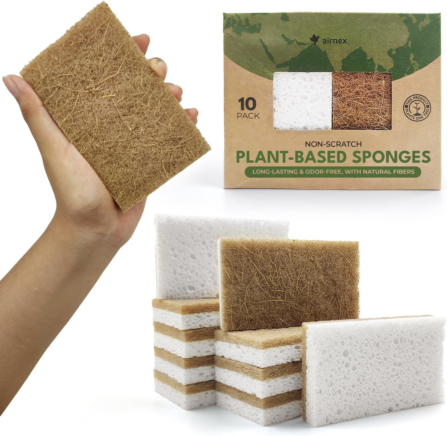 Eco Friendly Compostable Kitchen Sponges - Image 2