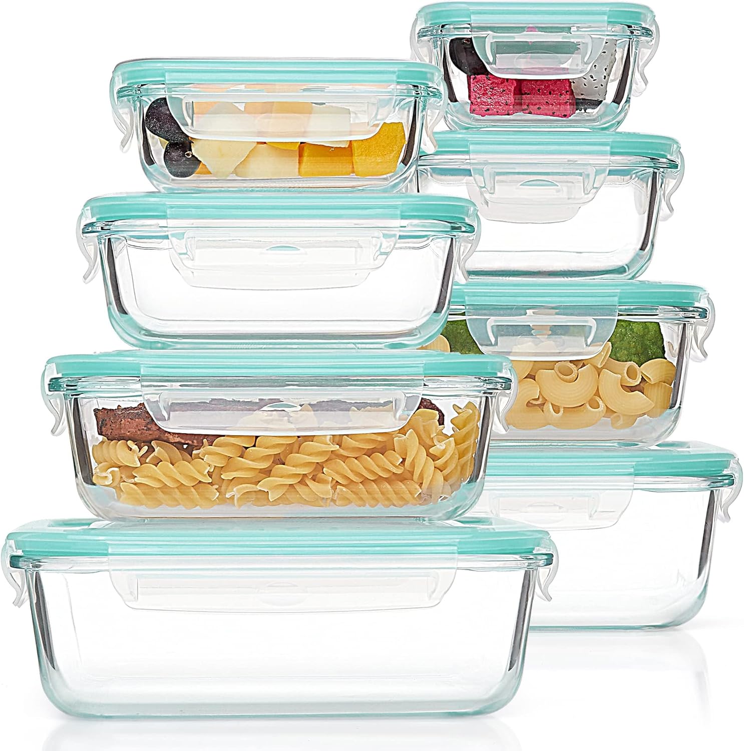 Glass Food Storage Containers with Airtight Lids - Image 2