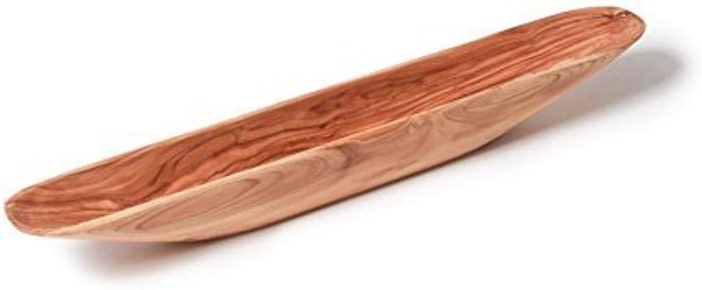 Handcrafted Olive Wood Boat - Image 2