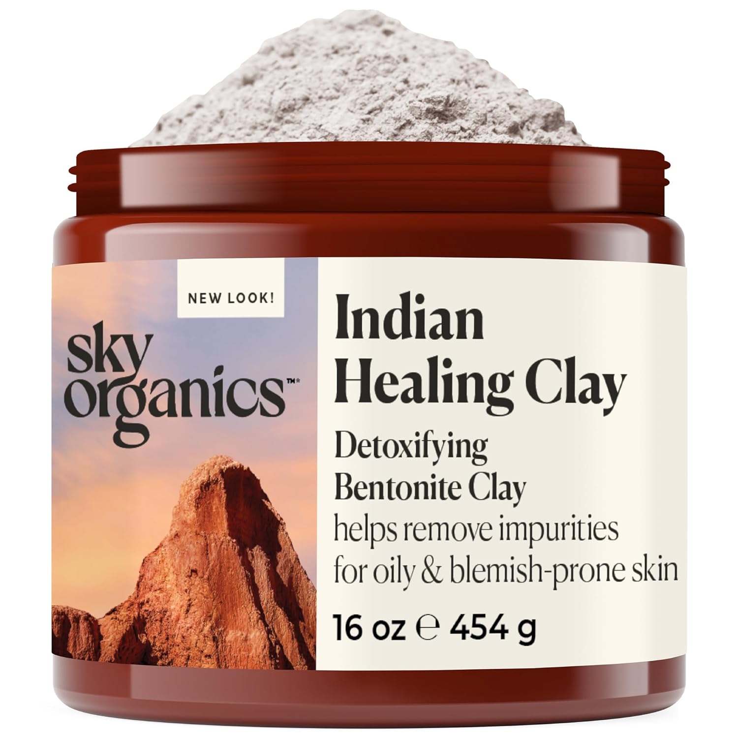Indian Healing Clay Powder Face Mask - Image 2