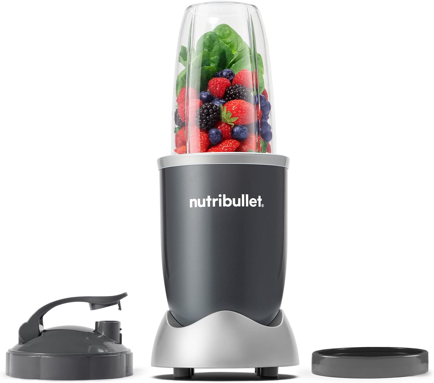 Nutribullet Personal Blender 24oz 600W Gray NBR-0601WM - Image 2