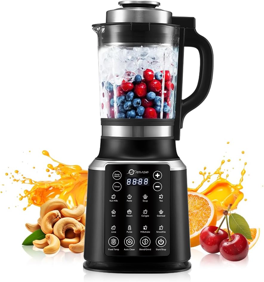 Professional 59oz Glass Blender with Heating and 14 Functions - Image 2