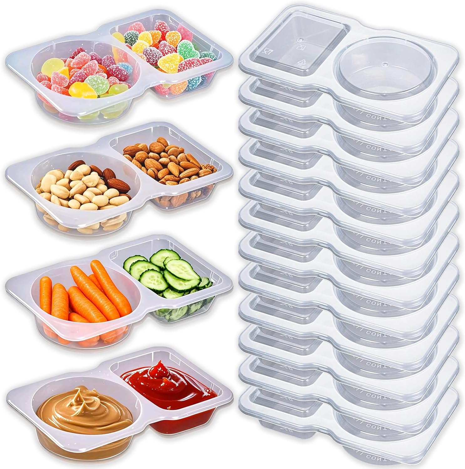 Reusable Small Sauce Dipping Containers - Image 2