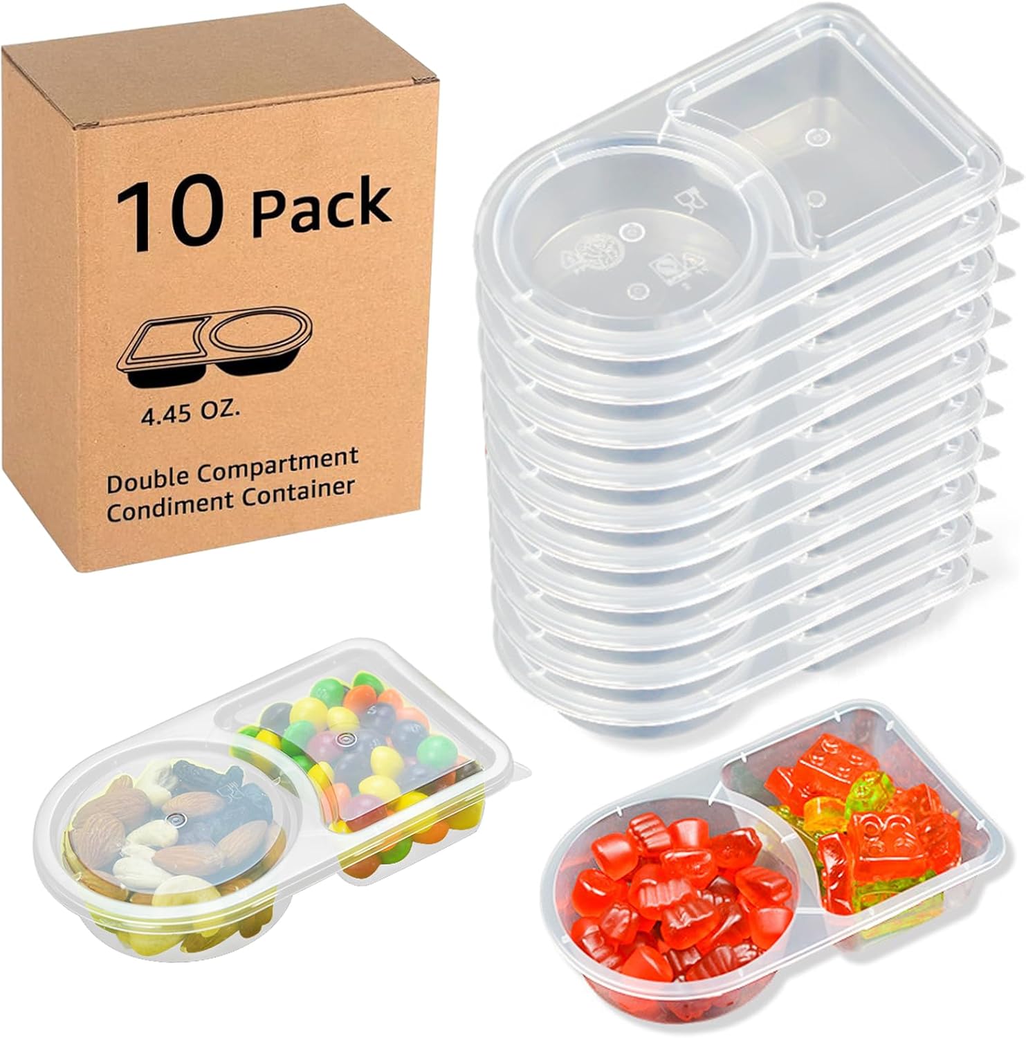 Reusable Snack Containers with Lids - Image 2